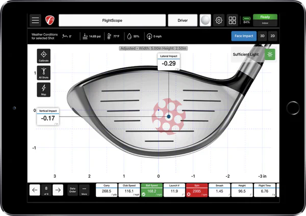 FLIGHTSCOPE Mevo+ Emplacement d'impact du visage | Licence