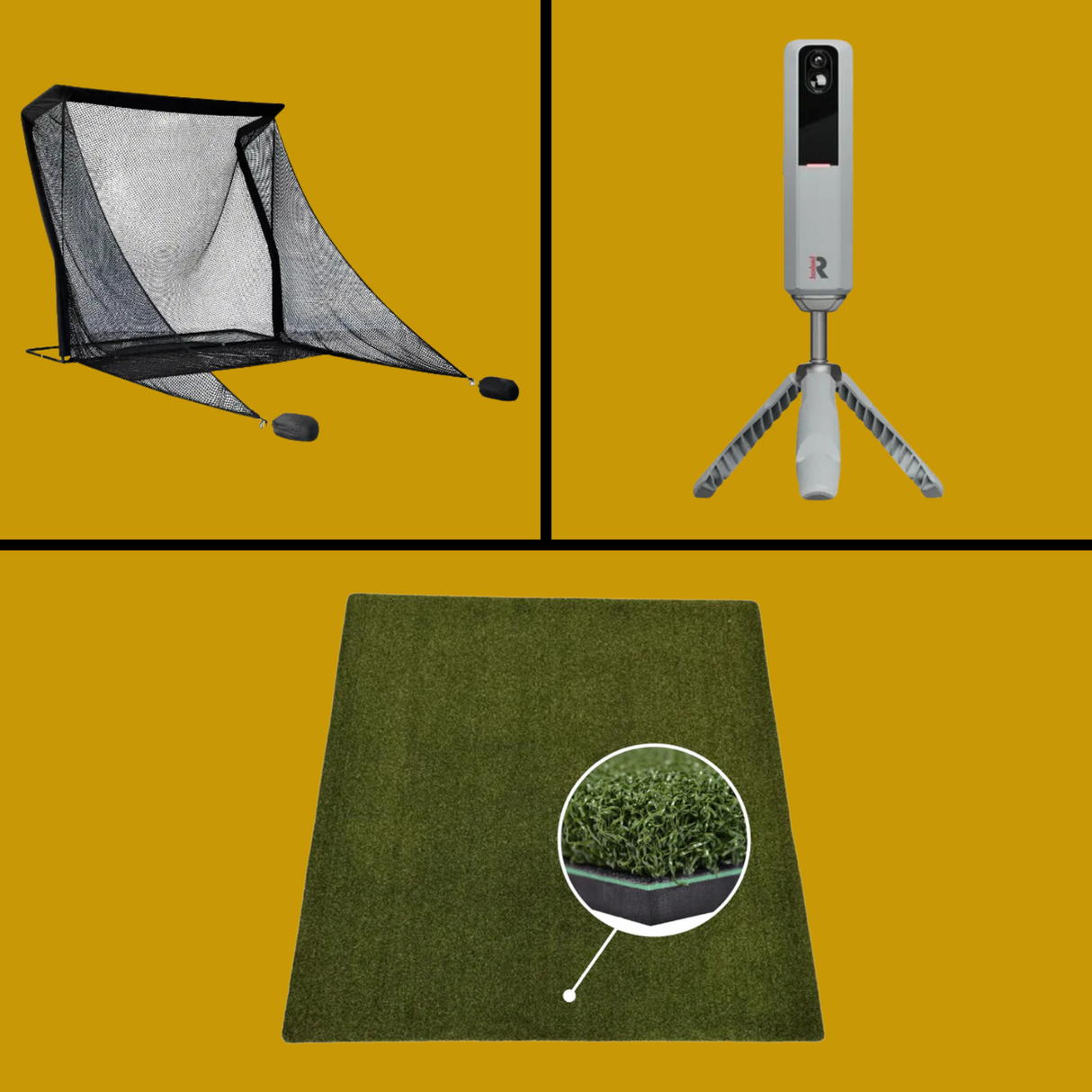 Rapsodo MLM2 Pro & SimSpace golf net