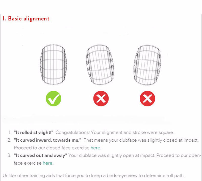 CRESTGOLF - balles de golf plates pour s'entraîner au putting | Lot de 5