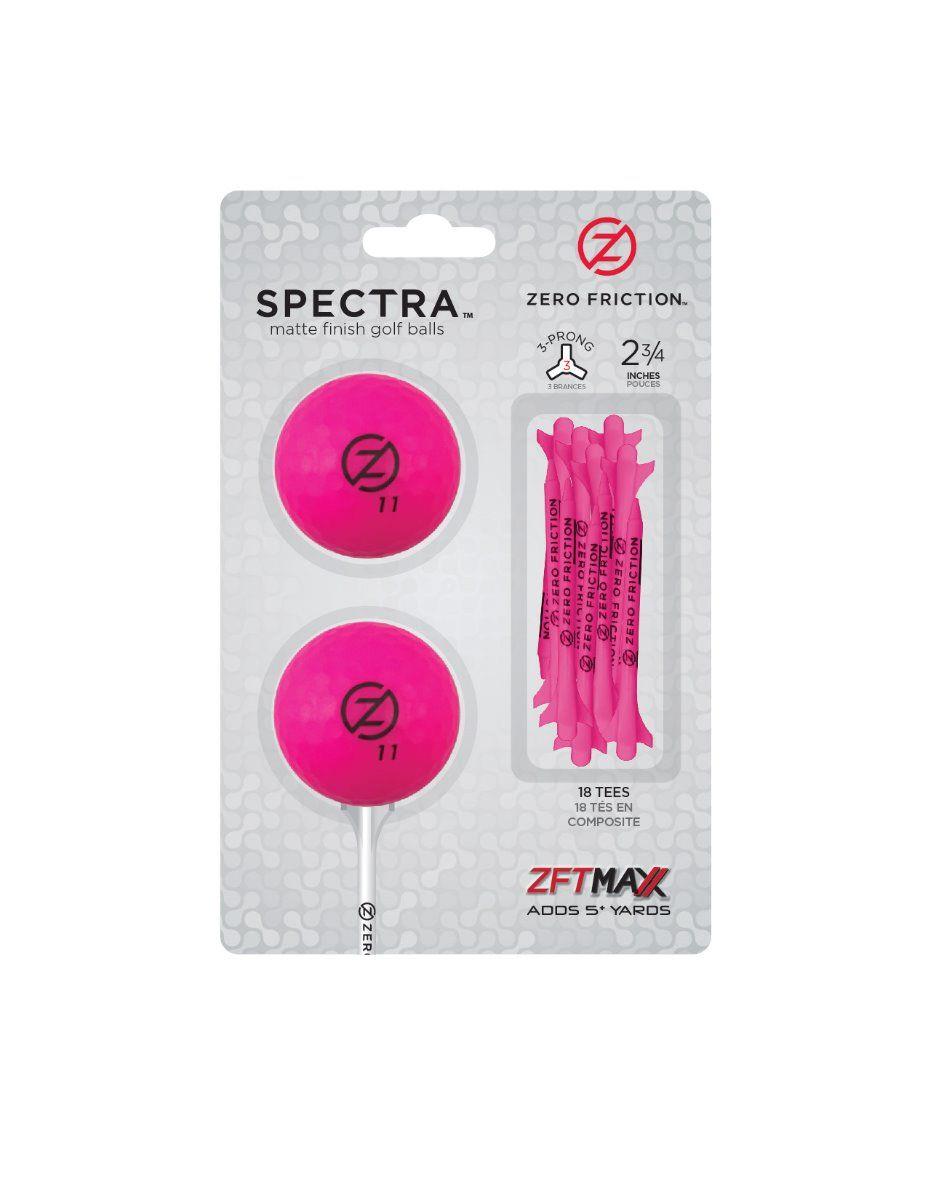 Zero Friction 2 Balls/Tee Packs