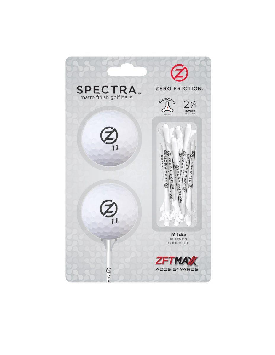 Zero Friction 2 Balls/Tee Packs