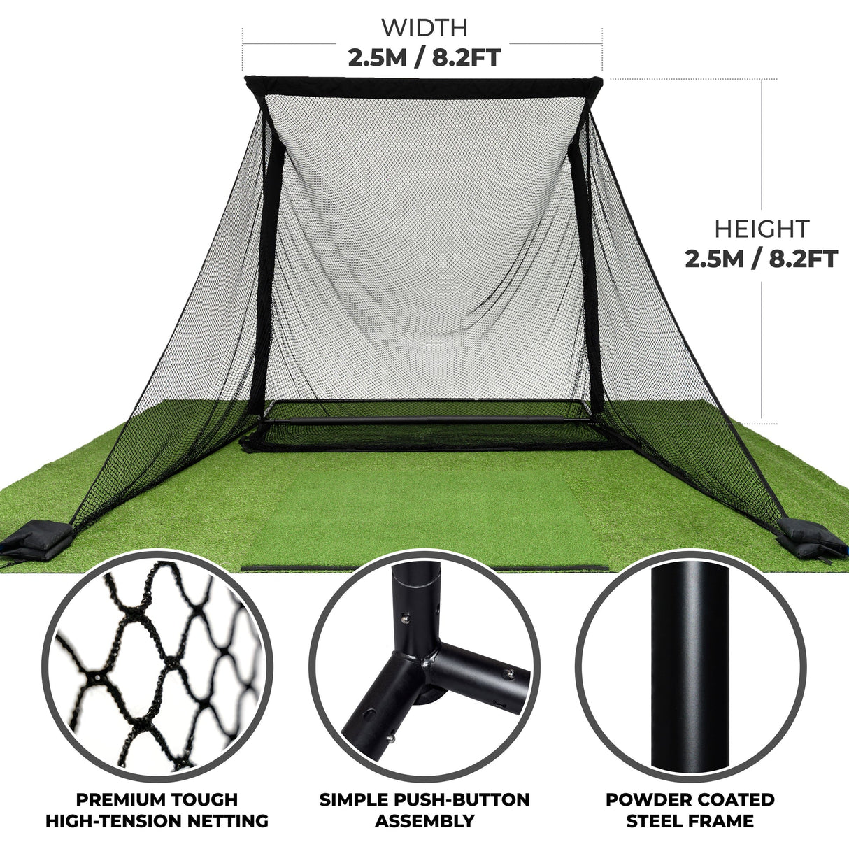 SIMSPACE Golf Deluxe Home Driving Net