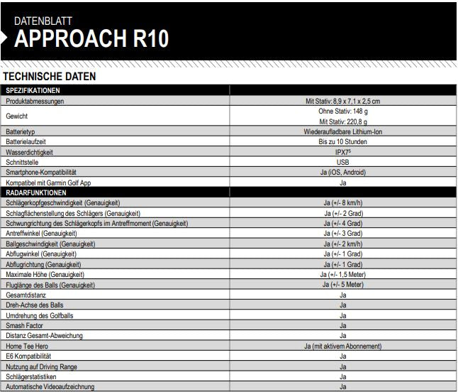 GARMIN Approach R10