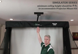 NET RETURN Simulator Serie 8" Projektor Montage KIT